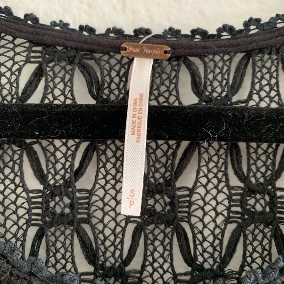 Free People Black Embroidered Mini Dress - Picture 5 of 8